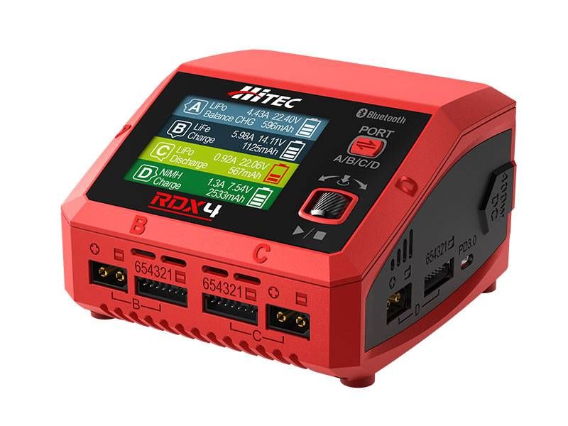 Hitec RDX4 4 Port AC/DC Charger – image 3