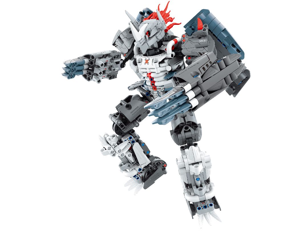 iM.Master Building Block Mech Warrior - White - 965 pcs – image 2
