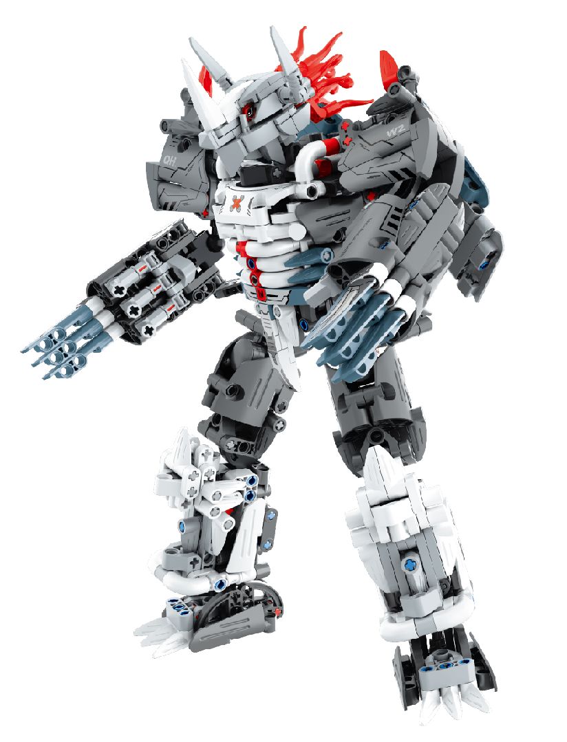 iM.Master Building Block Mech Warrior - White - 965 pcs – image 4