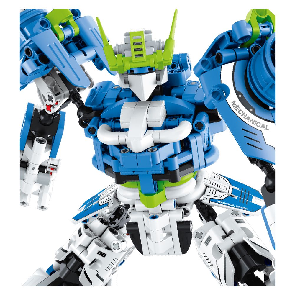 iM.Master Building Block Mech Warrior - Blue -  941 pcs – image 2