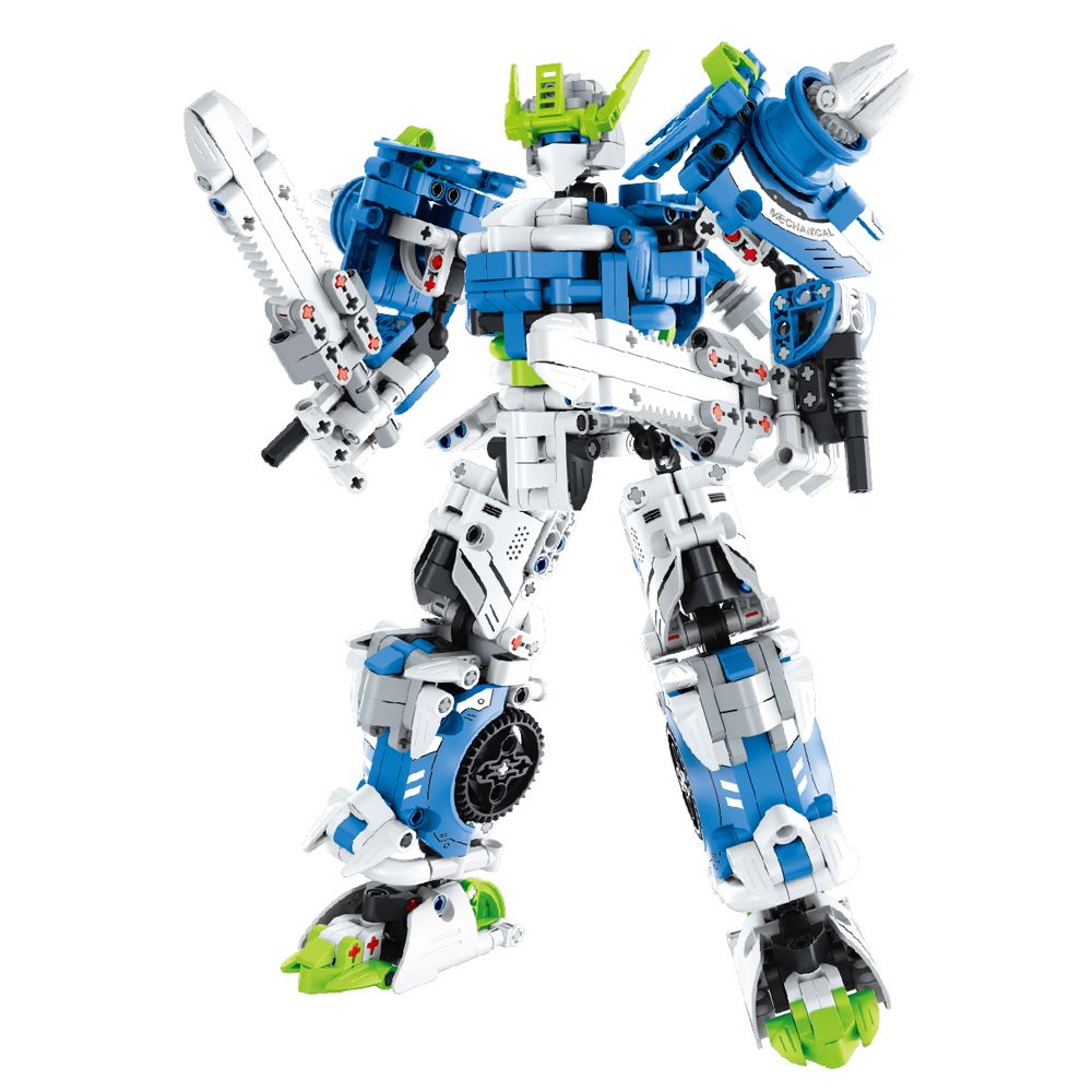 iM.Master Building Block Mech Warrior - Blue -  941 pcs – image 3