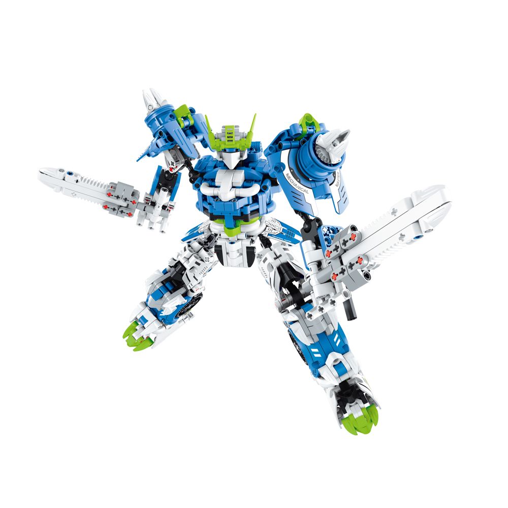 iM.Master Building Block Mech Warrior - Blue -  941 pcs – image 6
