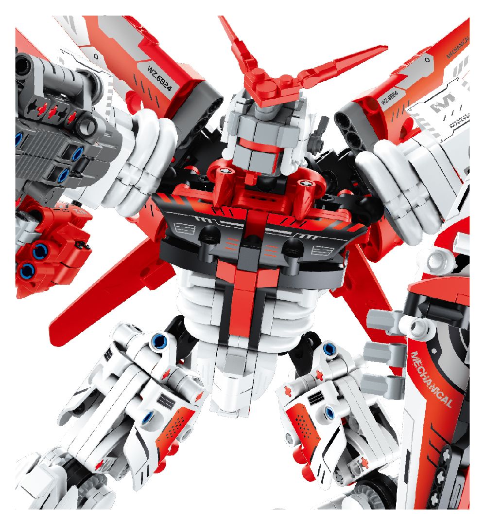 iM.Master Building Block Mech Warrior - Red - 1100 pcs – image 2