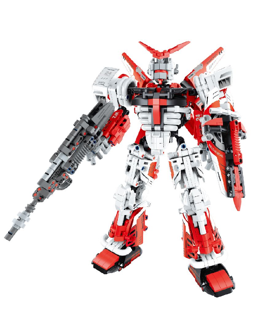 iM.Master Building Block Mech Warrior - Red - 1100 pcs – image 3