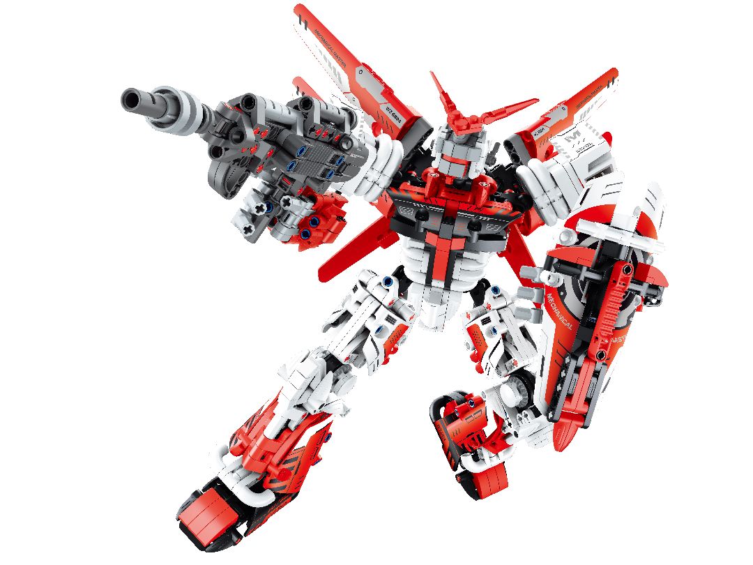 iM.Master Building Block Mech Warrior - Red - 1100 pcs – image 5