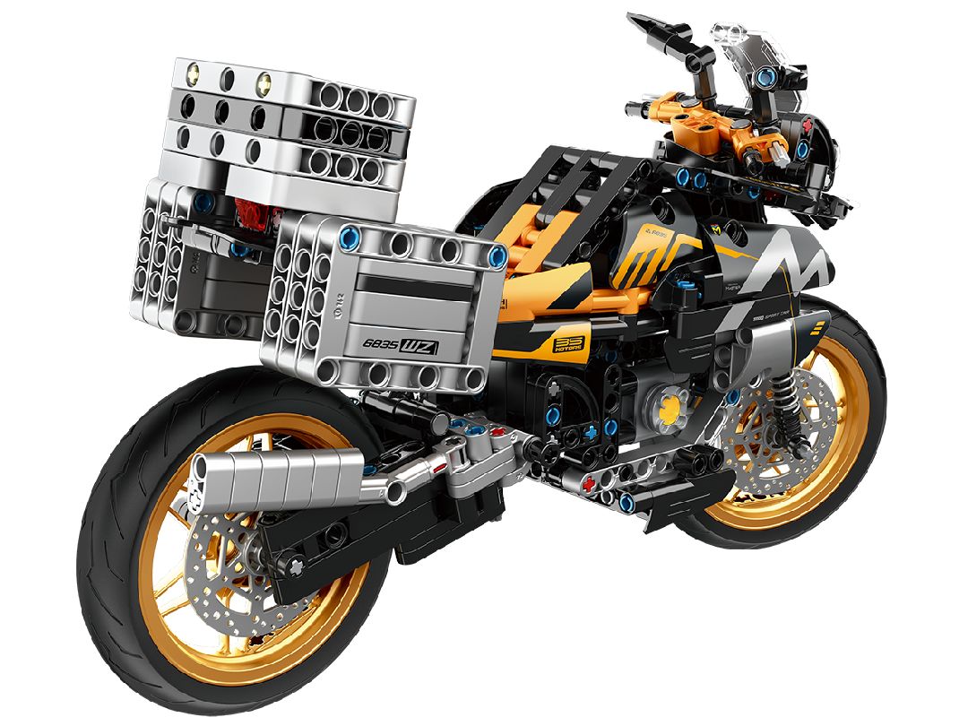 iM.Master Building Block Motorcycle - black - 557 pcs – image 4