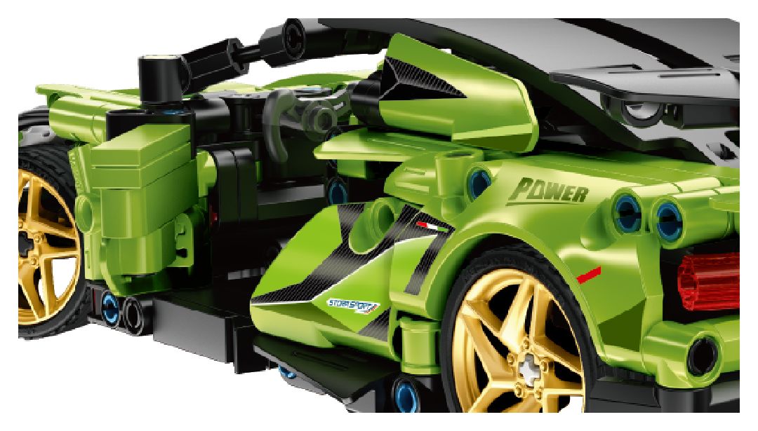 iM.Master R/C Super Car - Green - 429 pcs – image 4