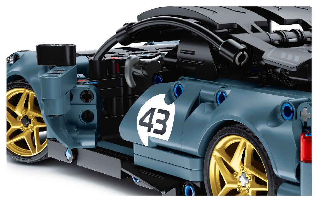 iM.Master R/C Super Car - Blue - 449 pcs – image 4