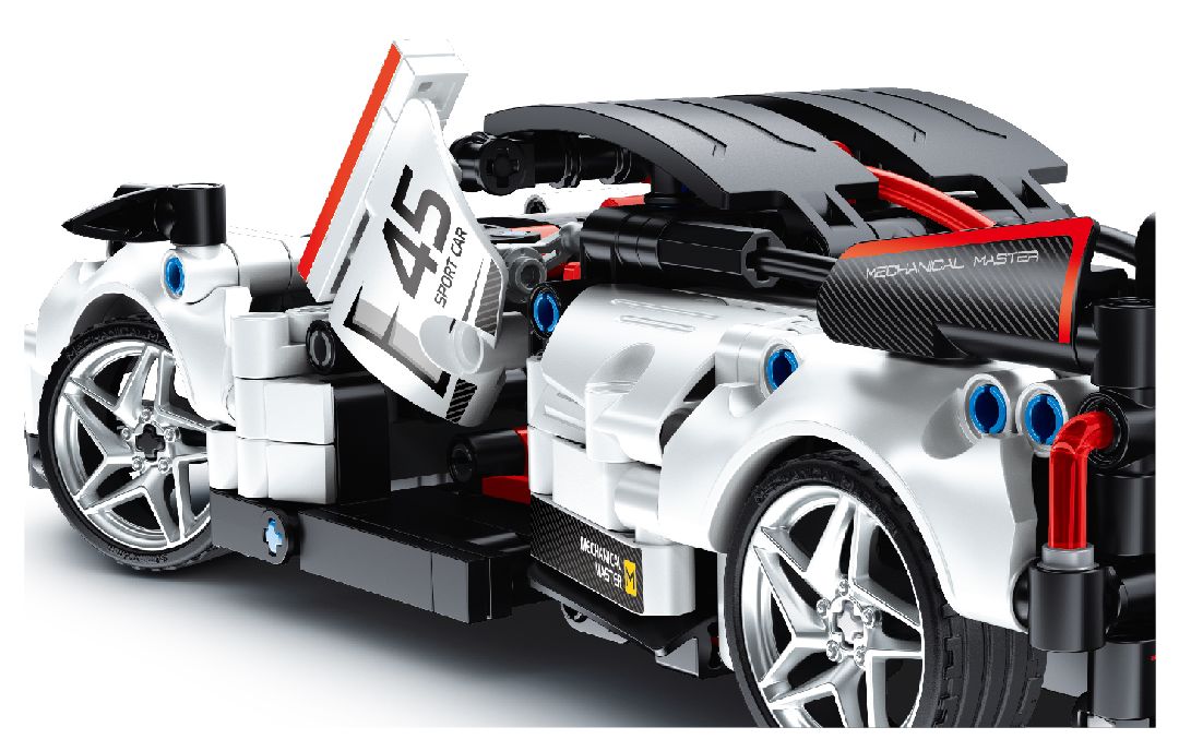 iM.Master R/C Super Car - White - 476 pcs – image 4