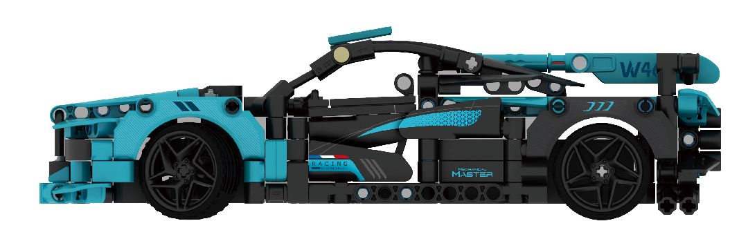 iM.Master R/C Super Car - Bright Blue - 439 pcs – image 5