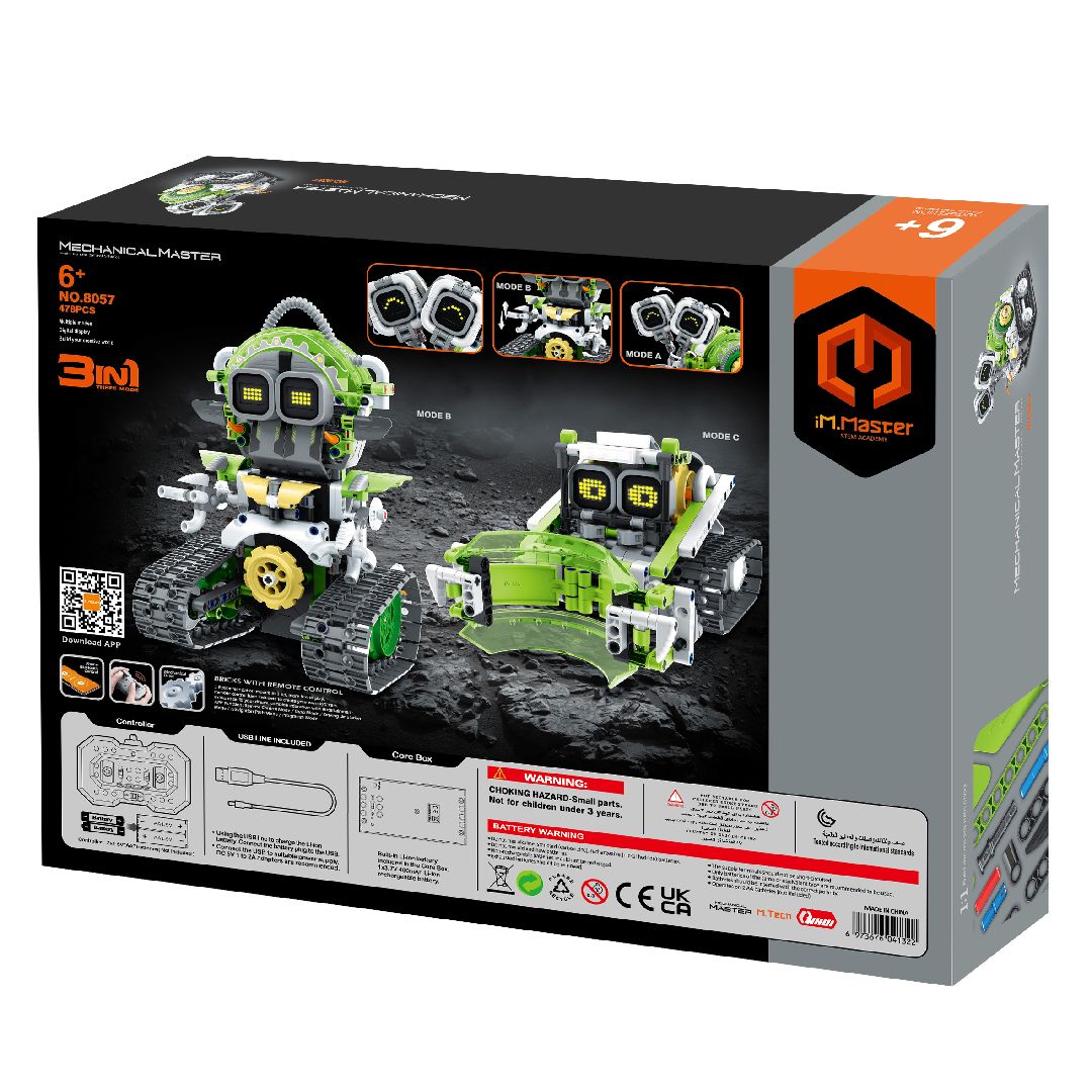 iM.Master R/C 3 in 1 Intelligent programming robot 478 pcs – image 7