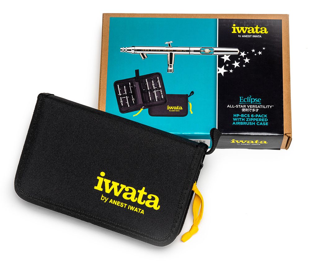 Iwata Eclipse HP-BCS 6-Pack with Zippered Airbrush Case thumbnail 4