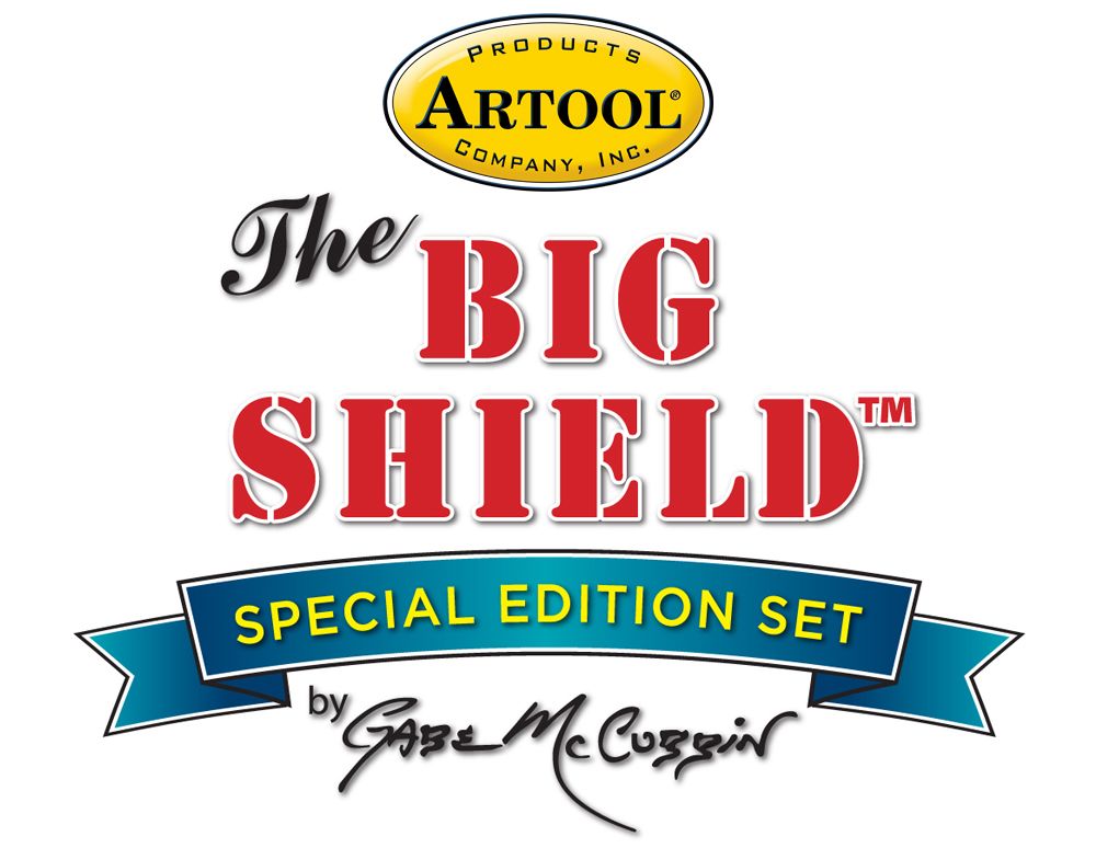 Iwata Artool The Big Shield SE Set Freehand Airbrush Template – image 2
