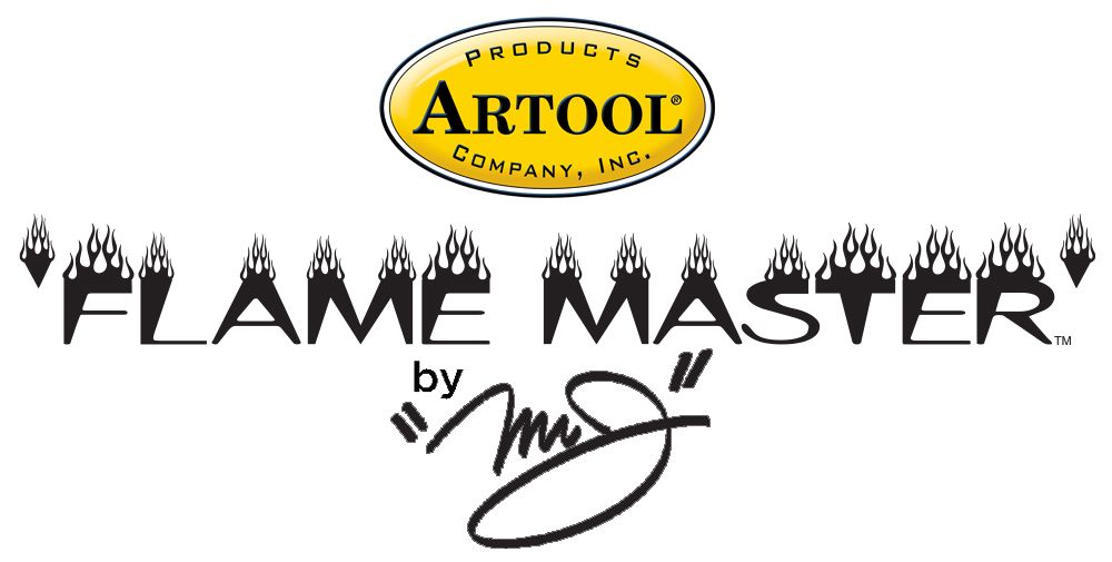Iwata Artool Flame Master Set Freehand Airbrush Template – image 2