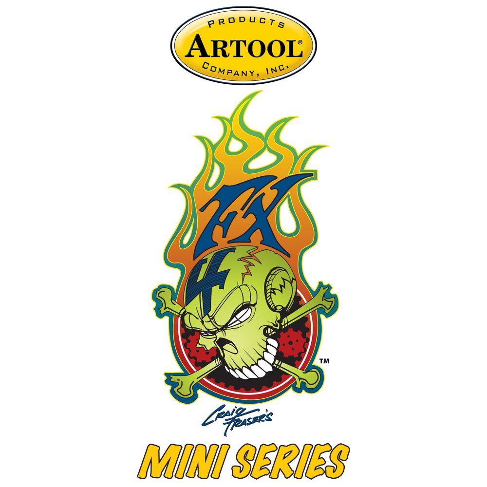 Iwata Artool FX4 Mini Series Set Freehand Airbrush Template – image 2