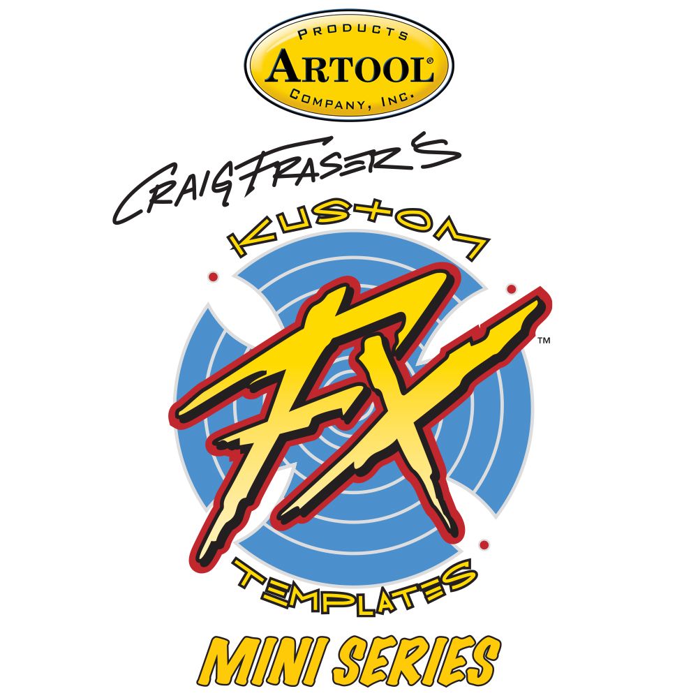 Iwata Artool Kustom FX Mini Series Freehand Airbrush Template – image 2