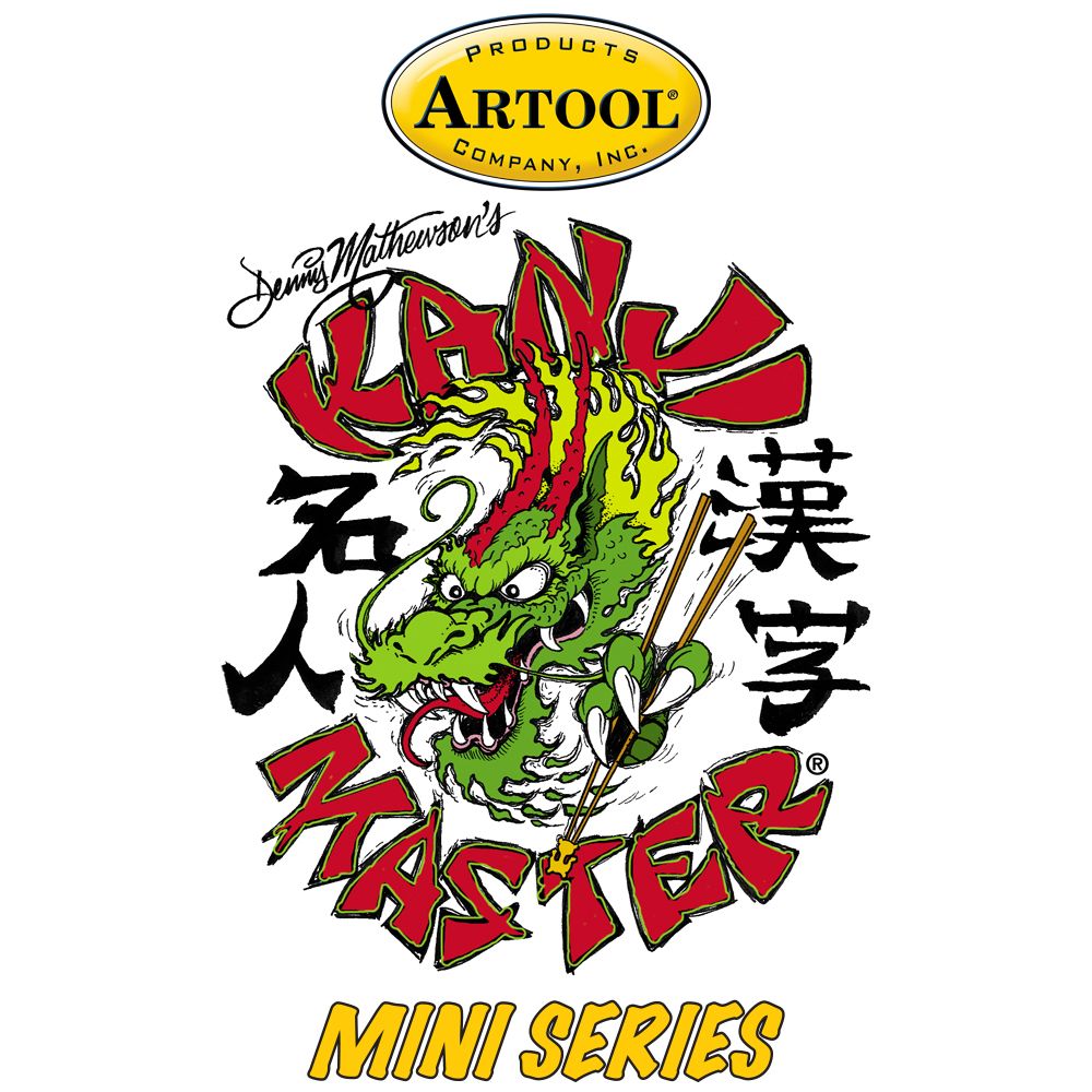 Iwata Artool Kanji Master Mini Series Set Freehand Airbrush Temp – image 2