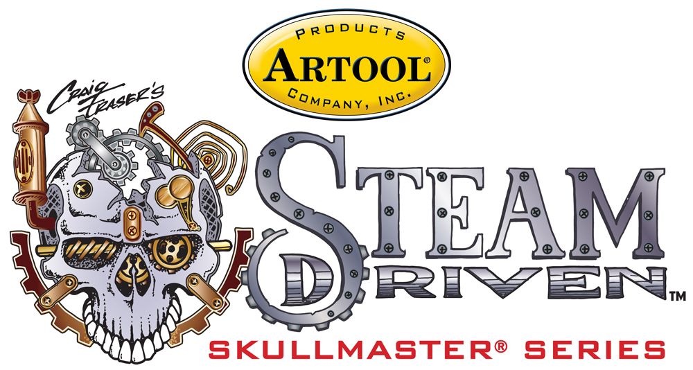 Iwata Artool Steam Driven Skullmaster Series Set Freehand Airbru – image 2