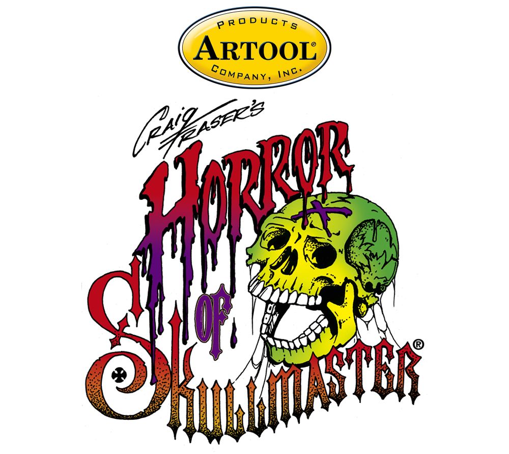 Iwata Artool Horror of Skullmaster SetFreehand Airbrush Template – image 2