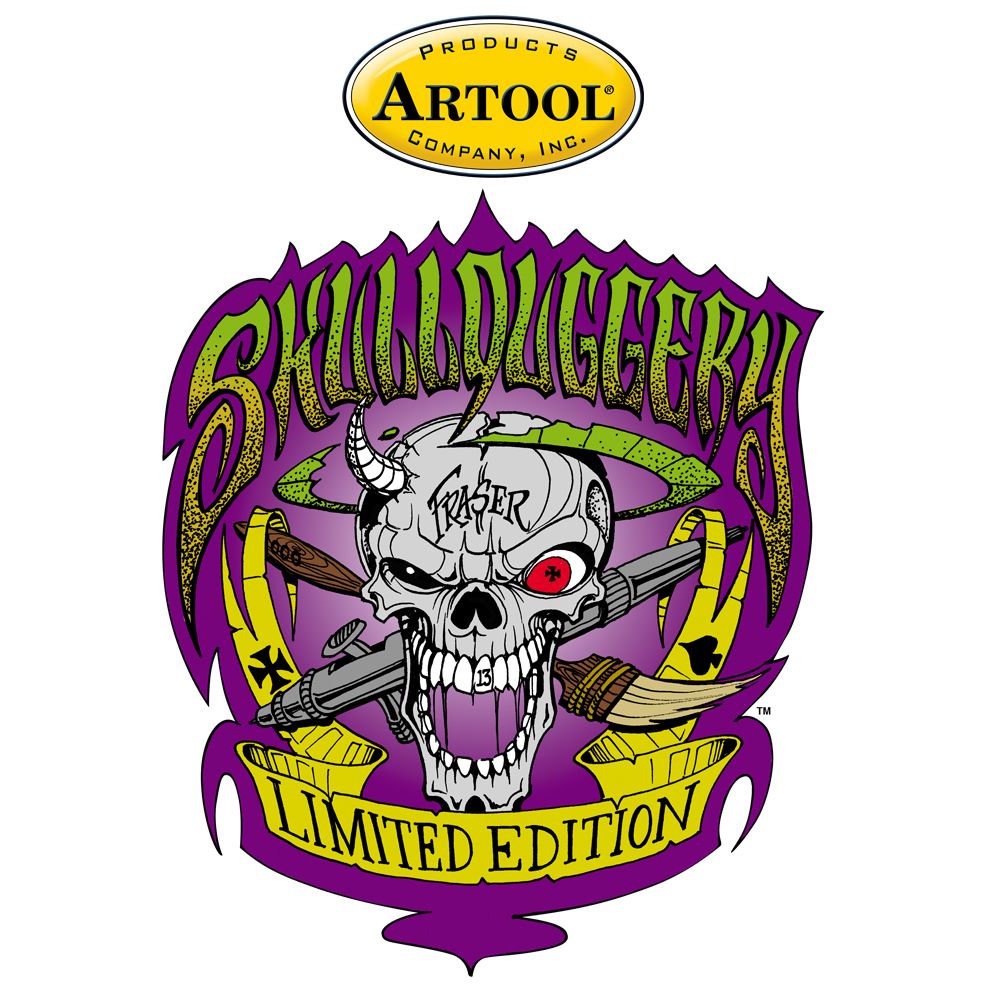 Iwata Artool Skullduggery Set Freehand Airbrush Template – image 2
