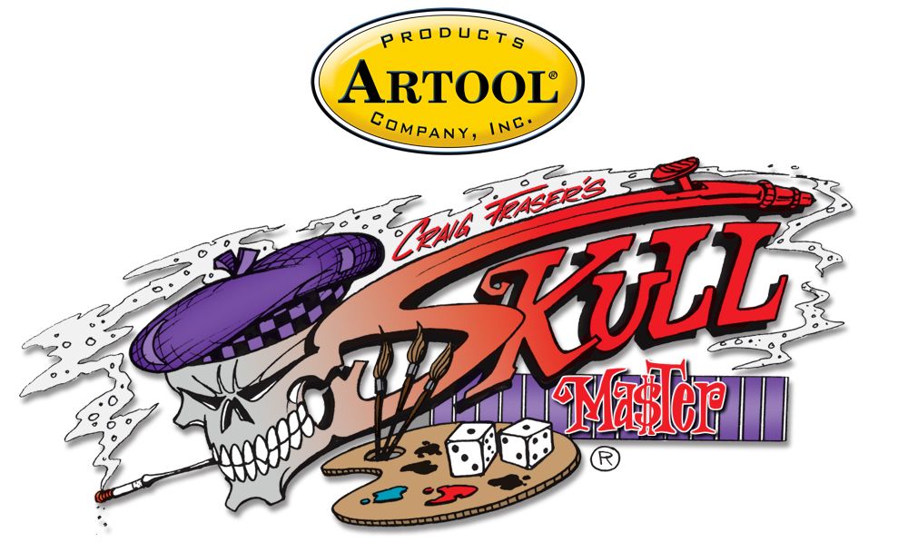 Iwata Artool Skullmaster Set Freehand Airbrush Template – image 2