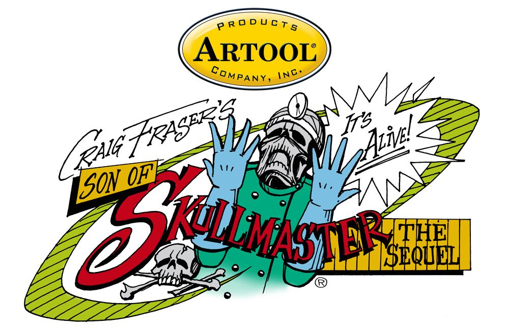 Iwata Artool Son of Skullmaster Set Freehand Airbrush Template – image 2