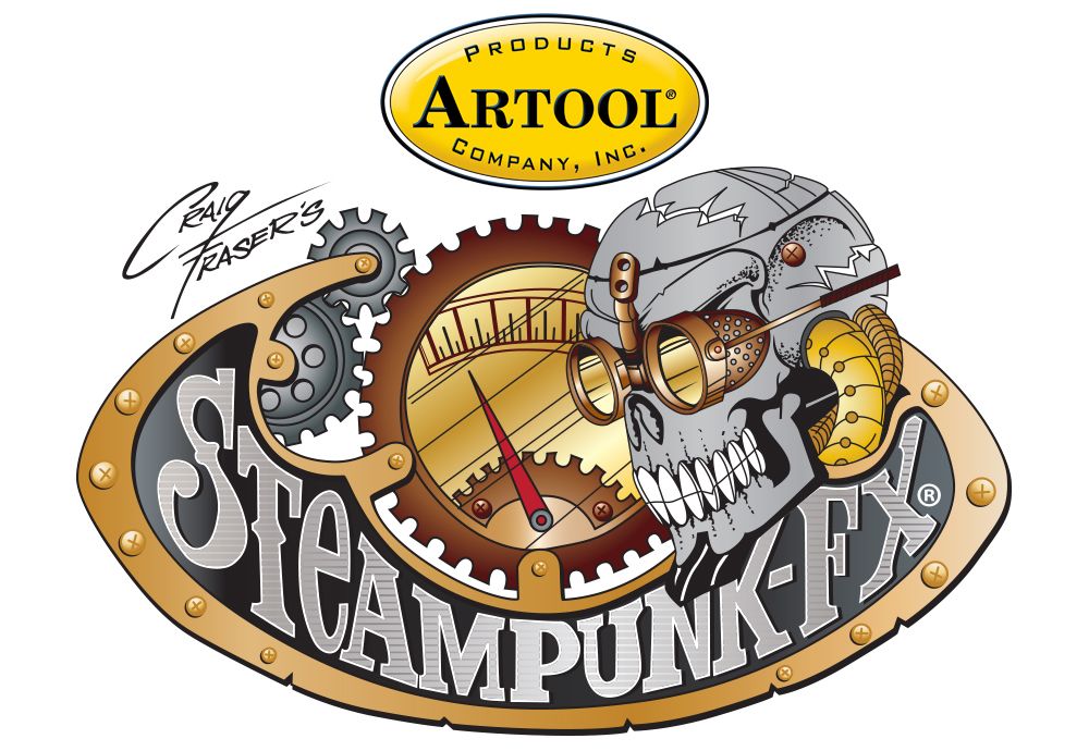 Iwata Artool Steampunk FX Klockworx Freehand Airbrush Template – image 2