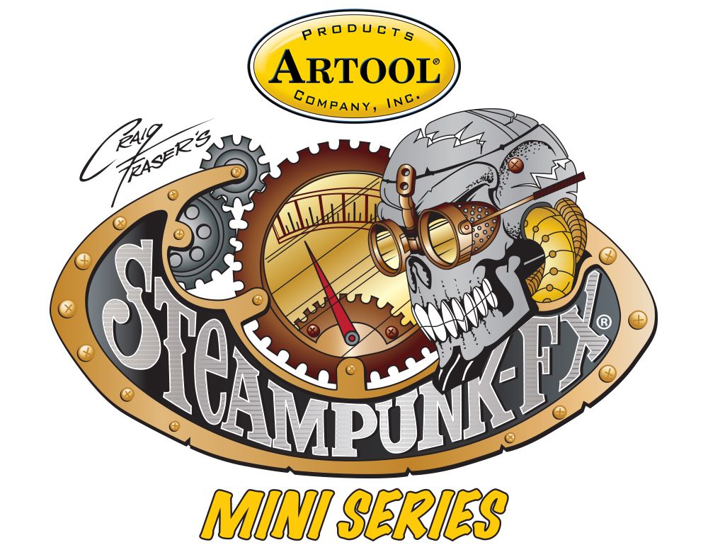 Iwata Artool Steampunk FX Mini Series Set Freehand Airbrush Temp – image 2