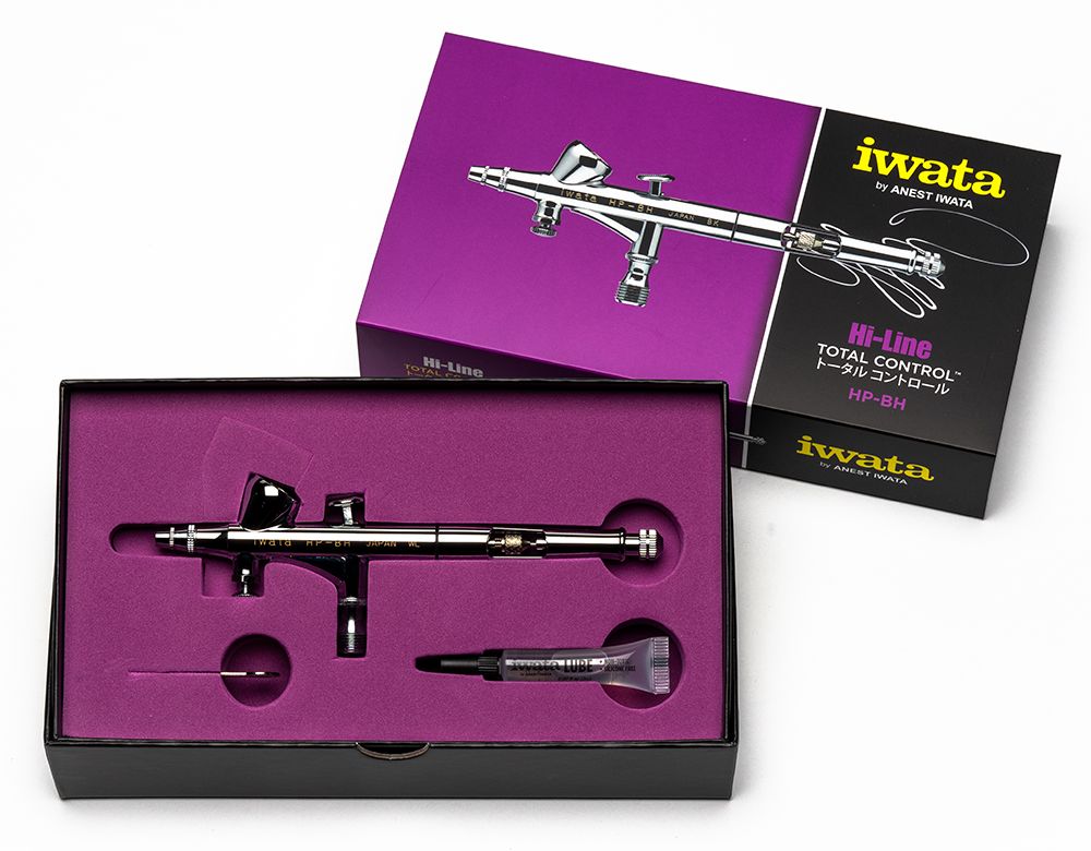 Iwata Hi-Line HP-BH Gravity Feed Dual Action Airbrush – image 3