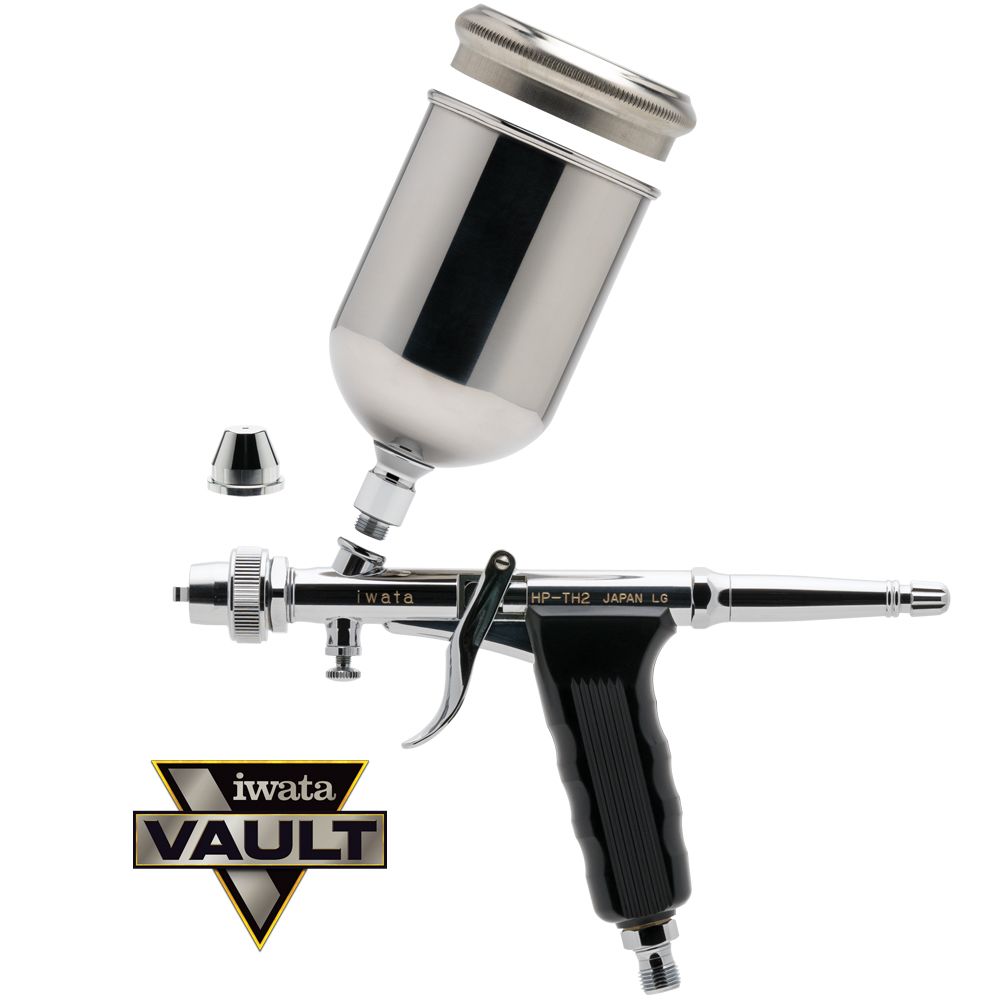 Iwata HP-TH2 Gravity Feed Dual Action Trigger Airbrush – image 4