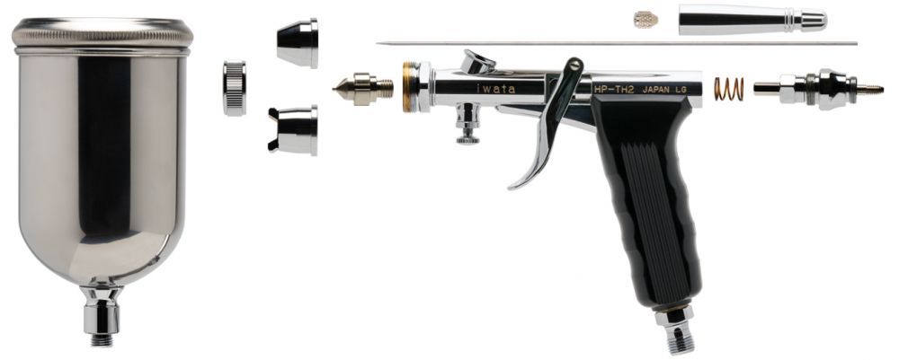 Iwata HP-TH2 Gravity Feed Dual Action Trigger Airbrush – image 5