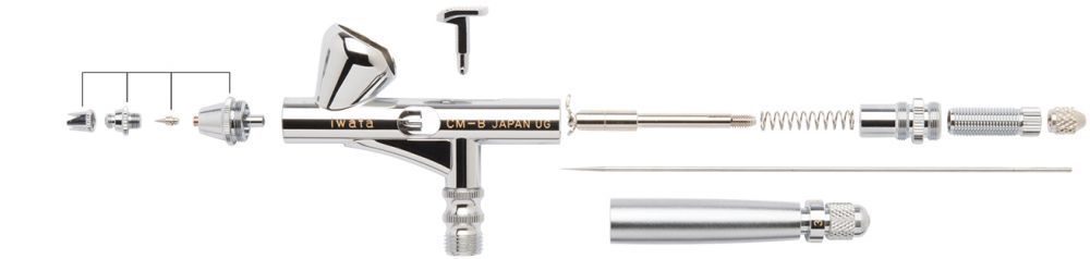 Iwata Custom Micron CM-B Gravity Feed Dual Action Airbrush – image 4