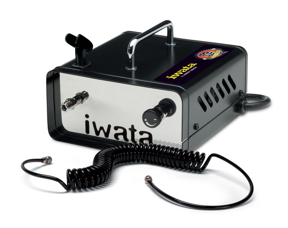 Iwata Ninja Jet 110-120V Airbrush Compressor thumbnail 1