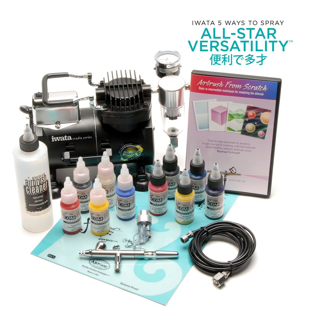 Iwata Intro Airbrush Kit with Eclipse HP-BS thumbnail 1