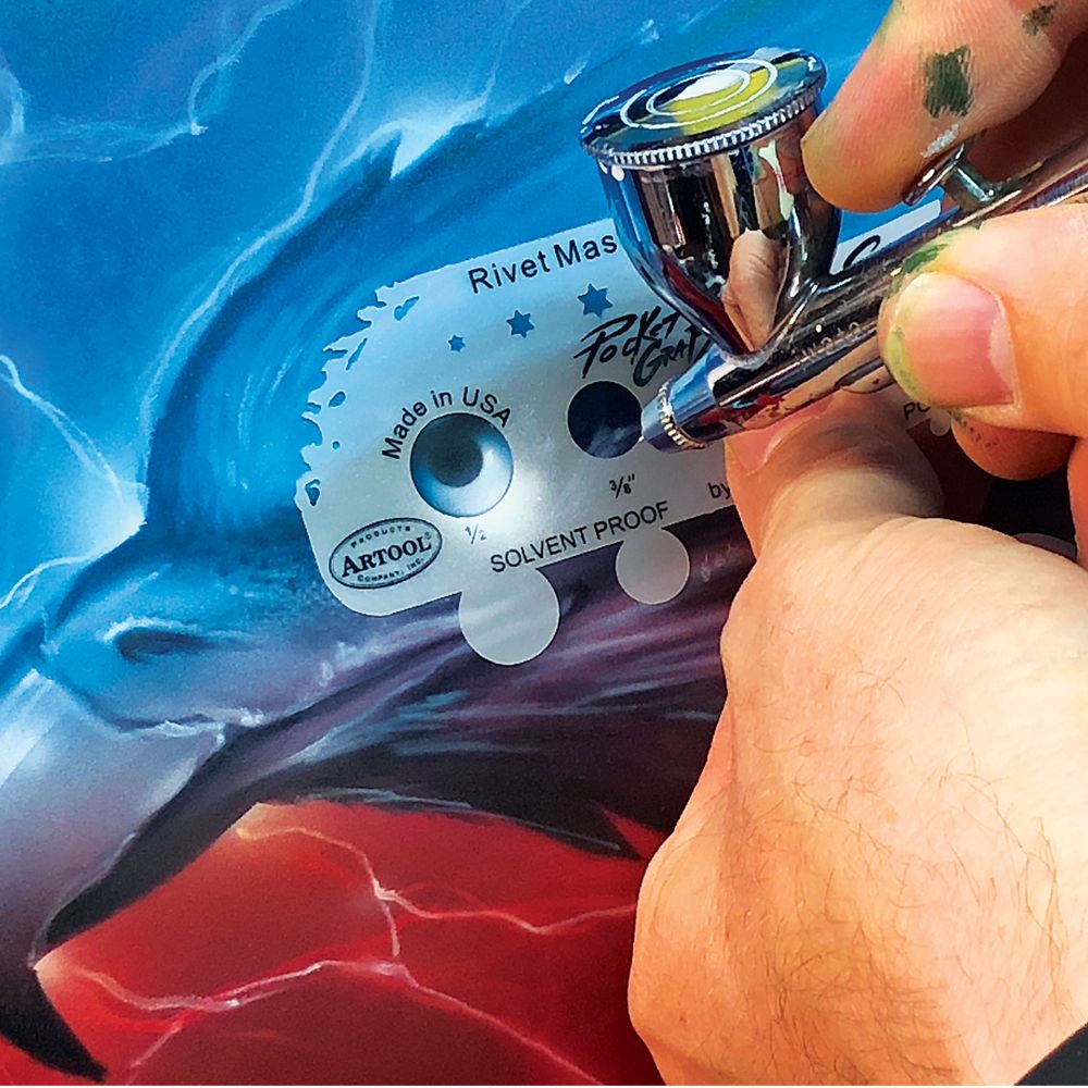 Iwata Artool PocketGraFX Freehand Airbrush Template Set – image 6