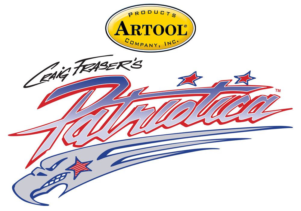 Iwata Artool Patriotica Freehand Airbrush Template Set – image 2