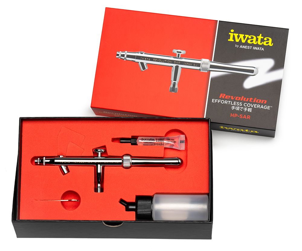 Iwata Revolution HP-SAR Siphon Feed Single Action Airbrush thumbnail 4