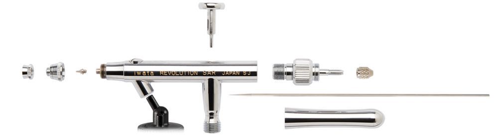 Iwata Revolution HP-SAR Siphon Feed Single Action Airbrush thumbnail 3