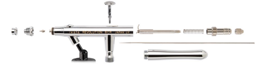 Iwata Revolution HP-BCR Siphon Feed Dual Action Airbrush – image 4