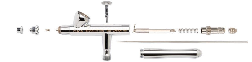 Iwata Revolution HP-BR Gravity Feed Dual Action Airbrush – image 2