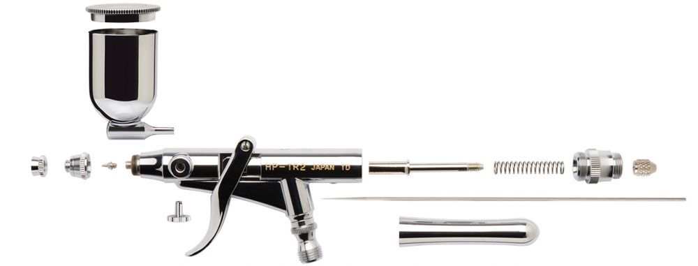 Iwata Revolution HP-TR2 Side Feed Dual Action Trigger Airbrush – image 2
