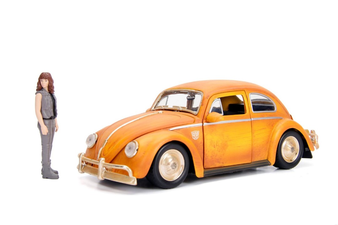 Jada 1/24 "Hollywood Rides" VW Beetle - Bumblebee w Charlie – image 5