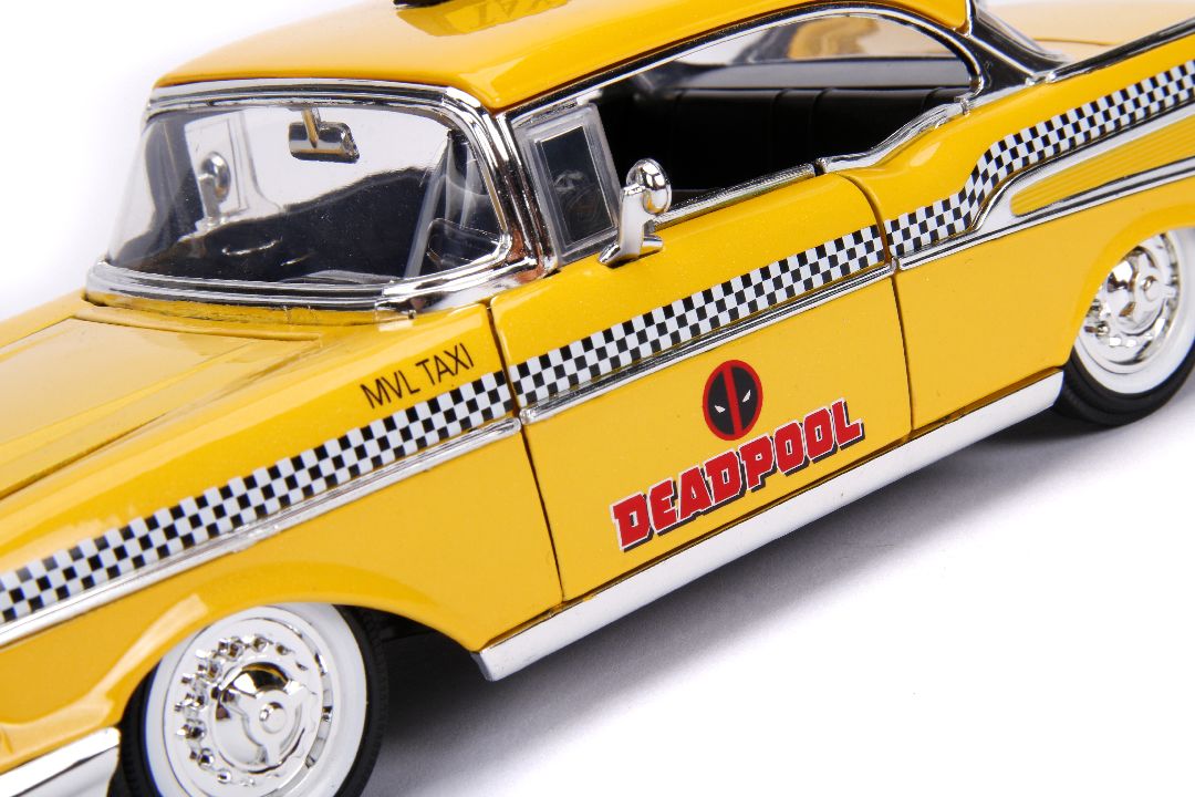Jada 1/24 "Hollywood Rides" Marvel - 1957 Bel Air w/Deadpool – image 21