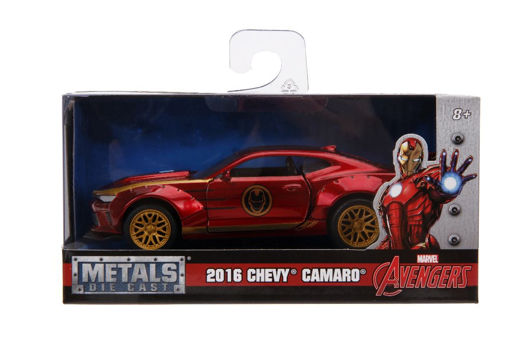 Jada 1/32 "Hollywood Rides" 2016 Chevy Camaro SS (Iron Man) – image 12
