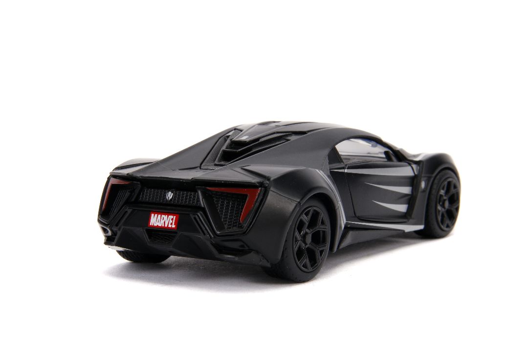 Jada 1/32 "Hollywood Rides" Lykan Hypersport (Black Panther) – image 5