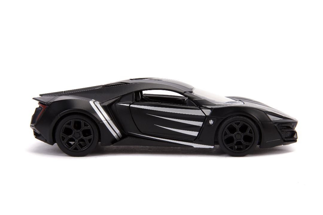 Jada 1/32 "Hollywood Rides" Lykan Hypersport (Black Panther) – image 6