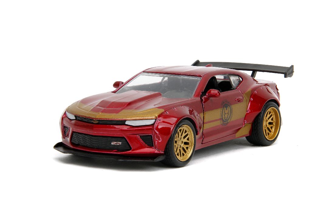 Jada 1/32 "Hollywood Rides" Marvel 2016 Camaro SS w/Iron Man – image 6