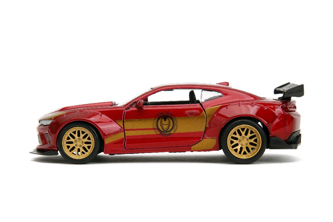 Jada 1/32 "Hollywood Rides" Marvel 2016 Camaro SS w/Iron Man – image 7