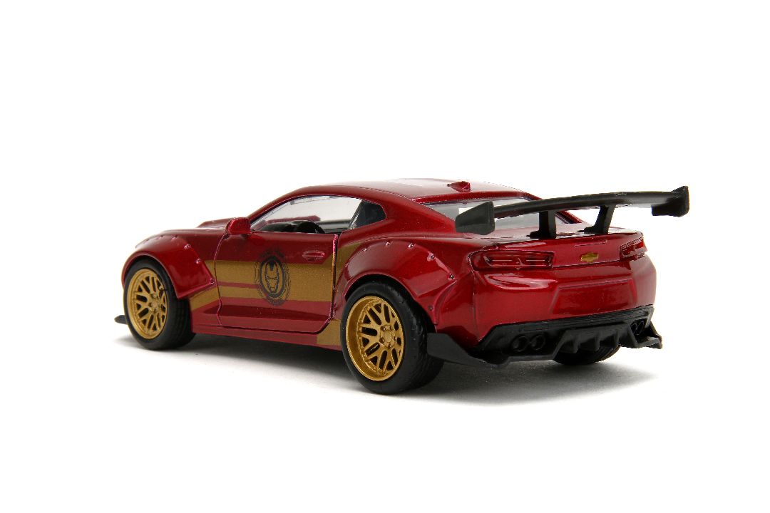 Jada 1/32 "Hollywood Rides" Marvel 2016 Camaro SS w/Iron Man – image 8