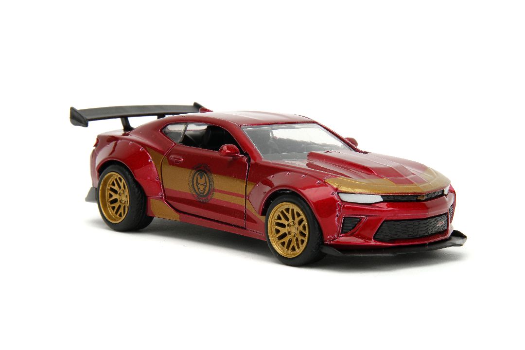 Jada 1/32 "Hollywood Rides" Marvel 2016 Camaro SS w/Iron Man – image 12